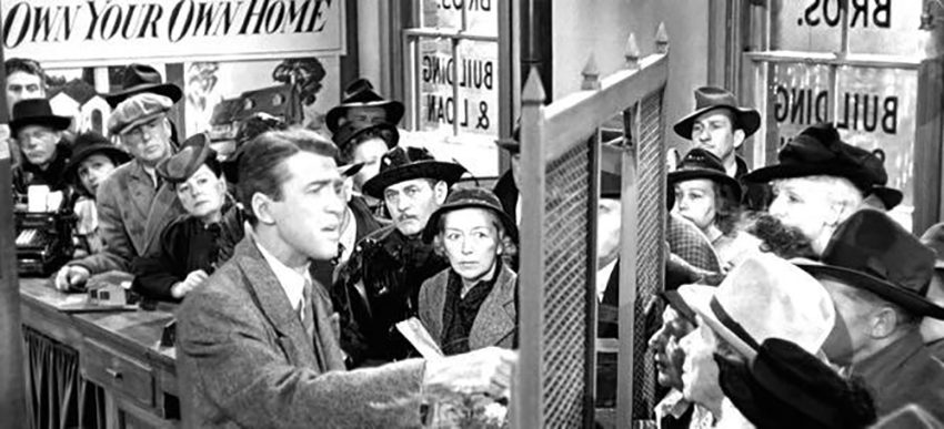 A still from "It's a Wonderful Life." Image/courtesy of Republic Pictures